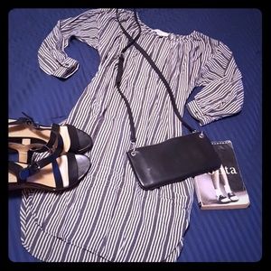 Striped tunic/dress with pockets